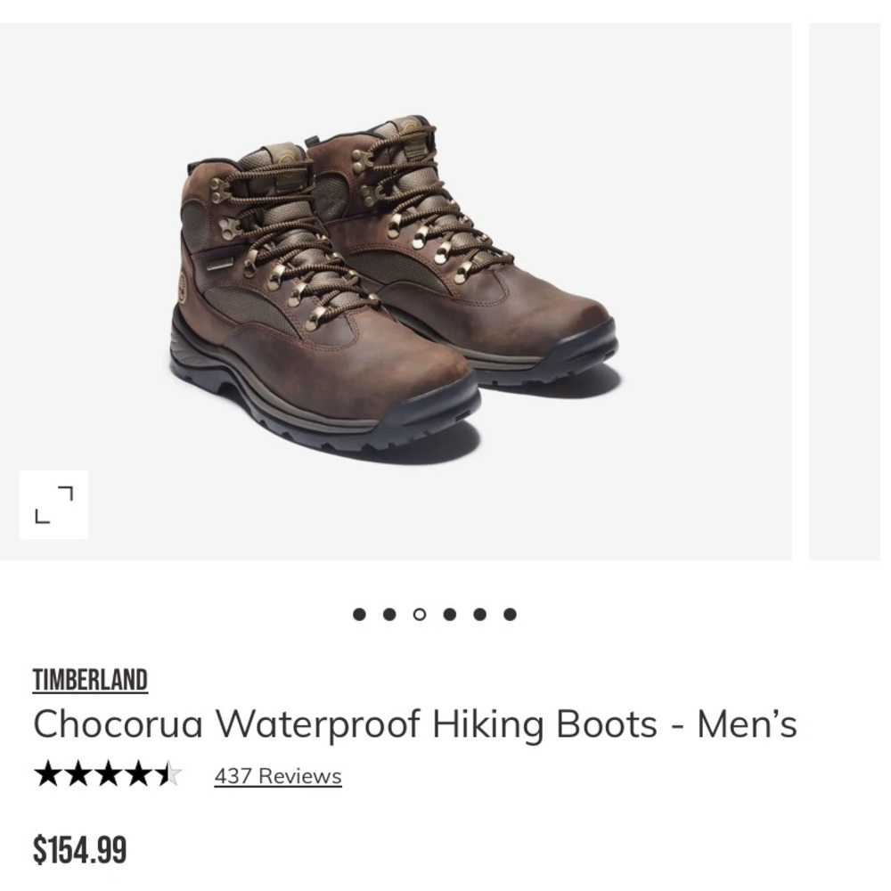Timberland Men’s Chocorua Trail waterproof hiking boots